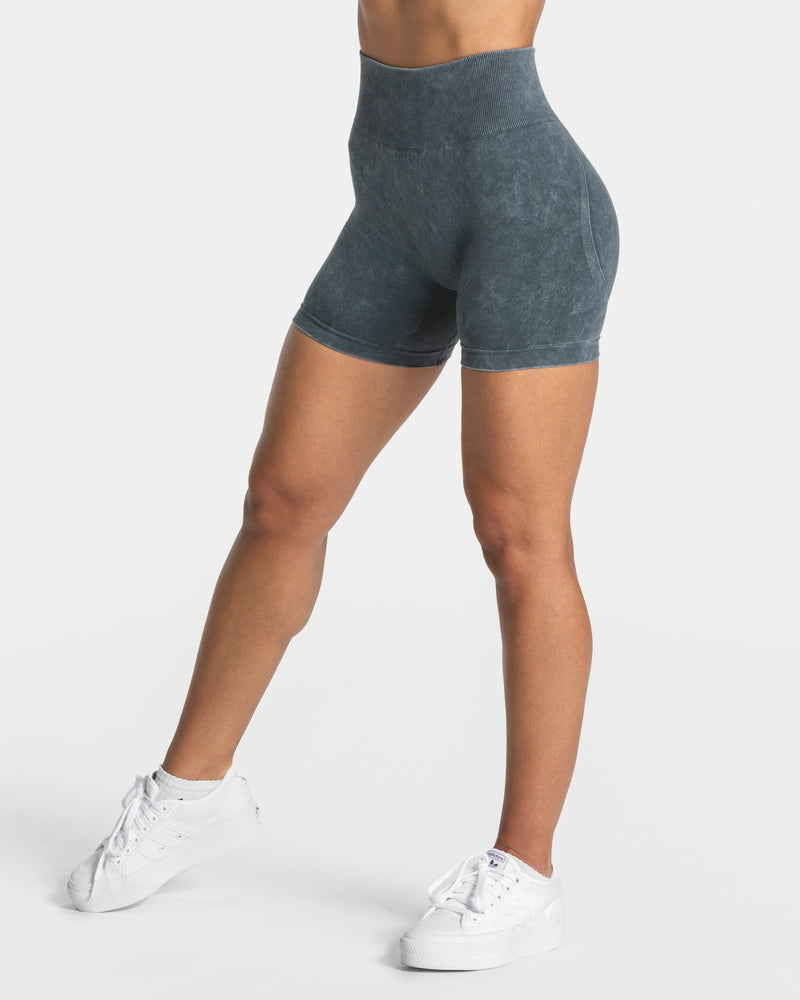 Short Acid Covert scrunch « bleu marine »
