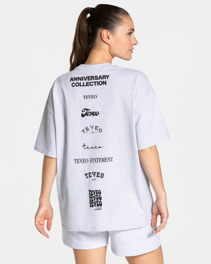 T-shirt Anniversary « gris clair »