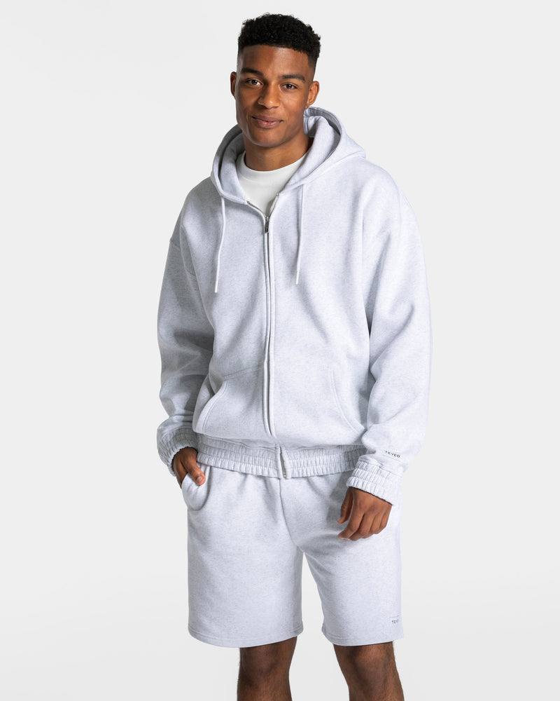 Veste de sport zippée oversize Anniversary « gris clair »