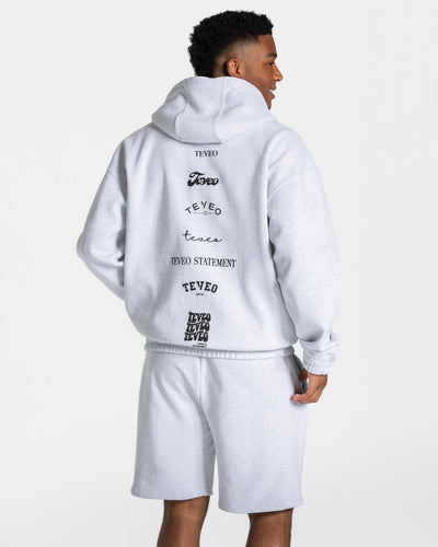 Veste de sport zippée oversize Anniversary « gris clair »