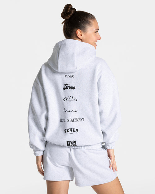 Veste de sport zippée oversize Anniversary « gris clair »