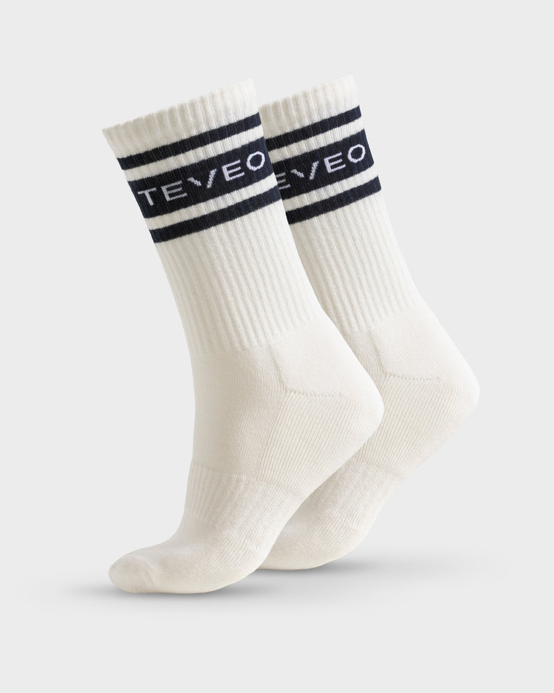 Chaussettes Club (lot de 2) « Off White - Midnight »