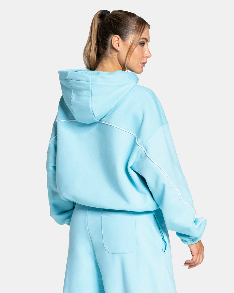 Sweat à capuche Contrastline « Arctic Blue »