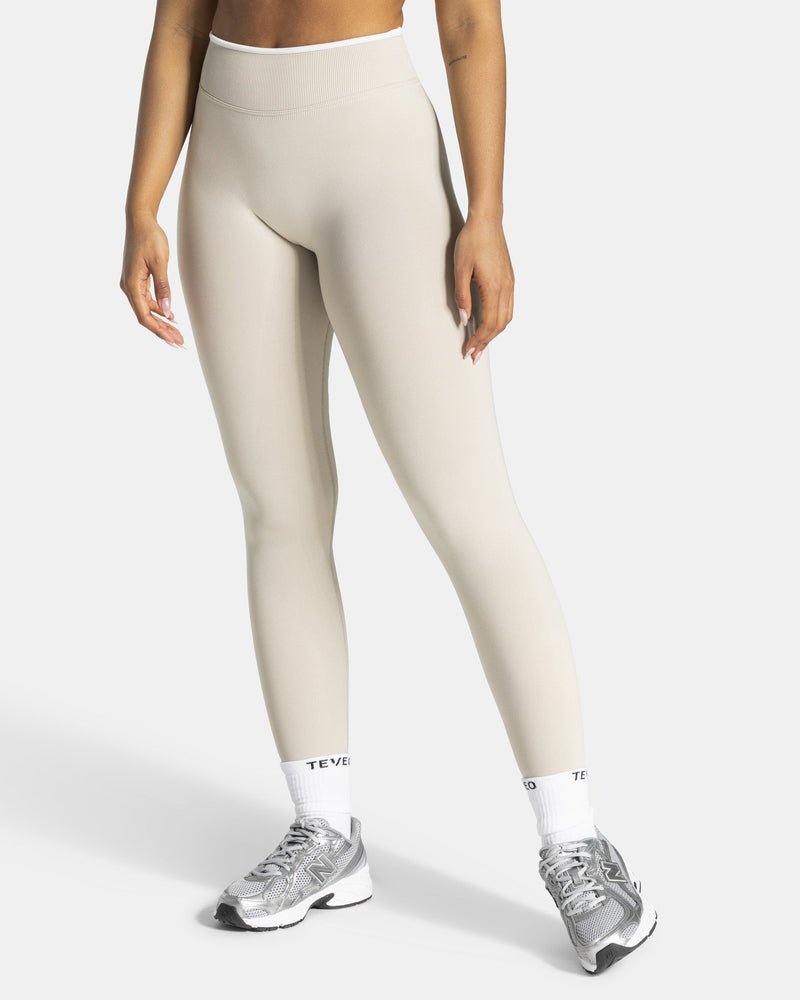 Legging Contrastline « Cream »