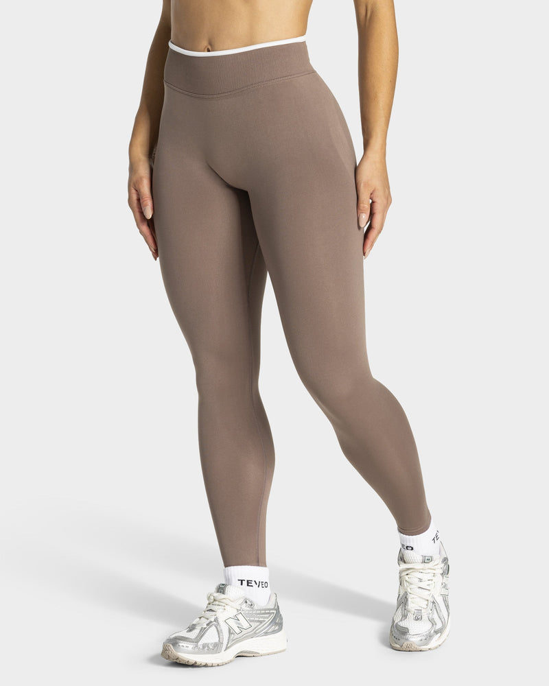 Legging Contrastline « moka »