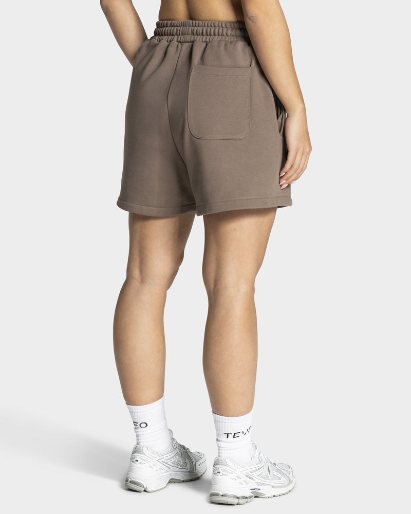 Short oversize Contrastline « moka »