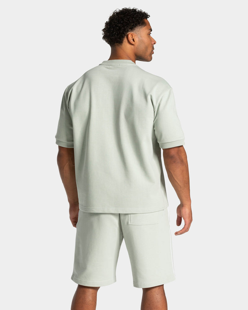 T-shirt oversize Contrastline « Pistache »