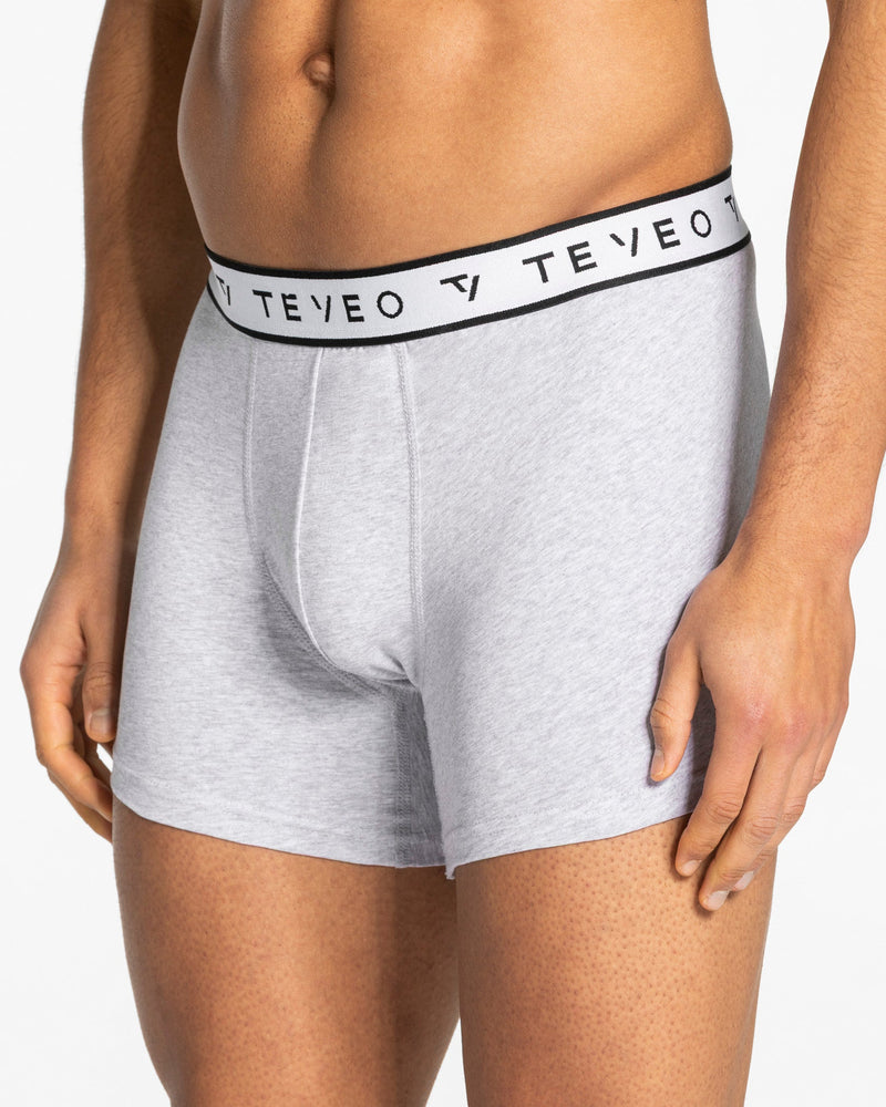Boxer (lot de 3) Core « Gris chiné/Midnight/blanc »