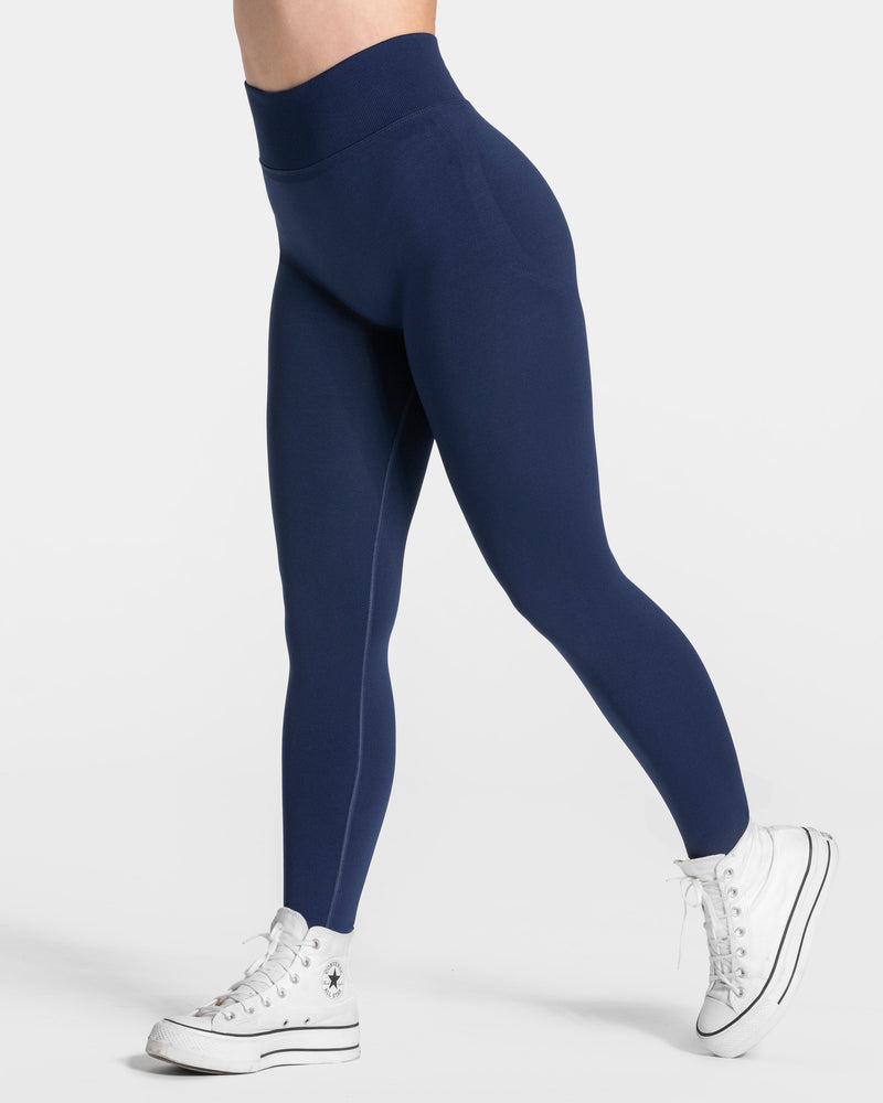 Legging Femme Sculpt scrunch « bleu foncé »