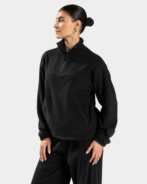 Sweat-shirt demi-zippé Fleece « noir »