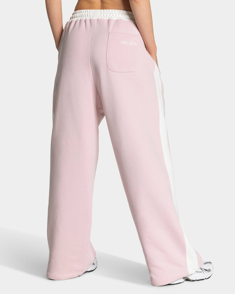 Pantalon de jogging Wide Leg Football « Rose »