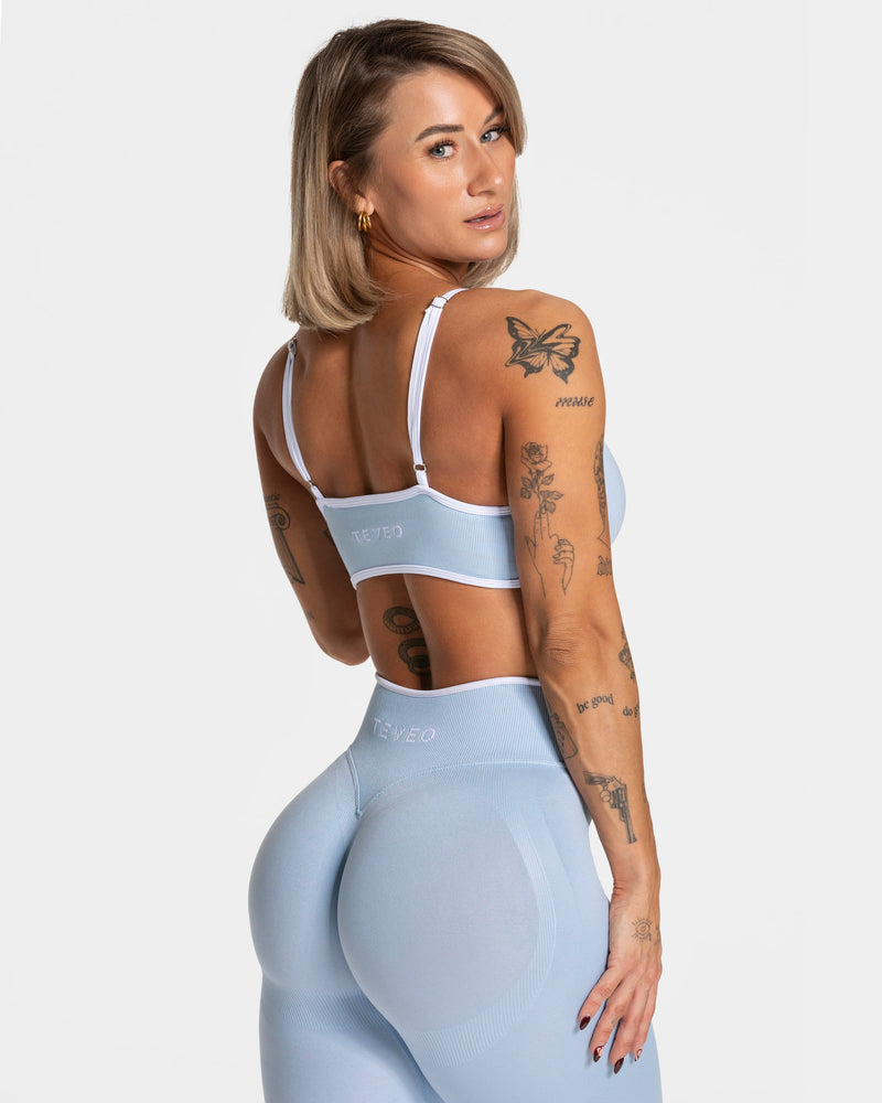 Brassière Contrastline « bleu layette »