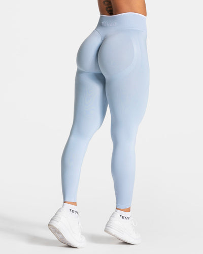 Legging Contrastline Sculpt scrunch « bleu layette »