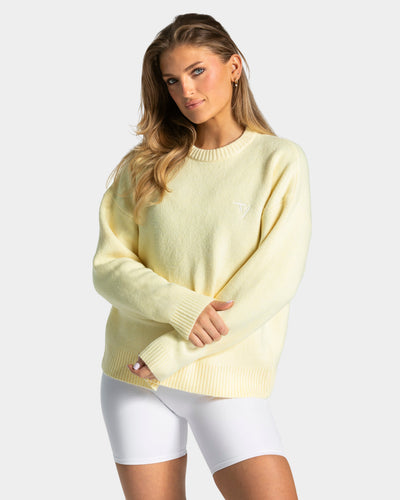 Sweat-shirt Knit « Butter Yellow »