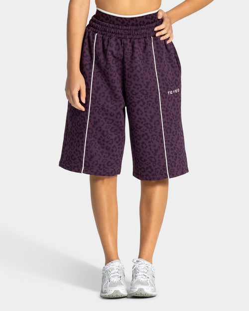 Jort oversize Contrastline « Léopard Blackberry »