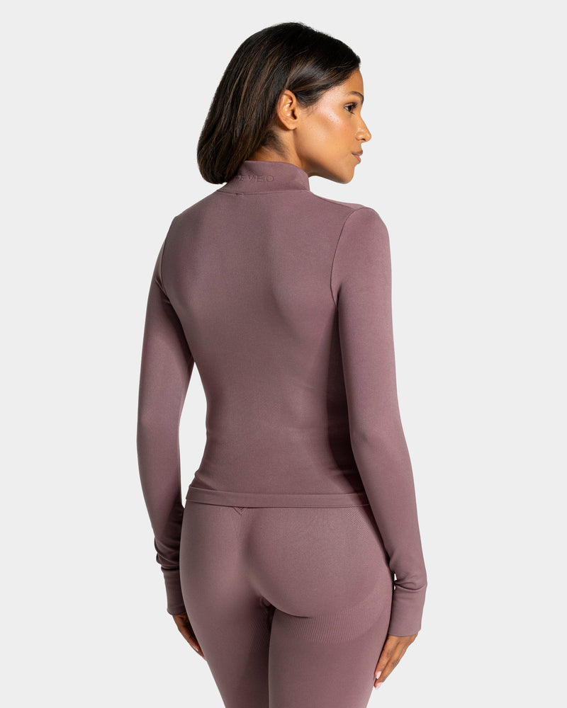 Veste de sport cargo zippée Lift « Mauve »