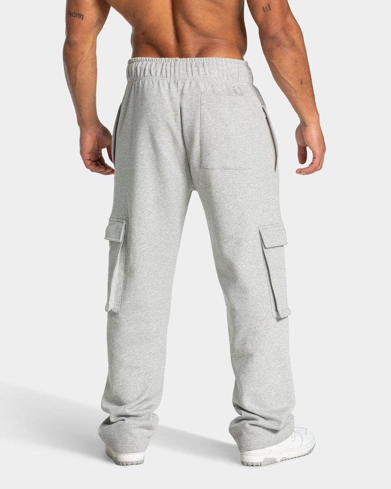 Pantalon de jogging cargo Wide Leg Lift « gris clair chiné »