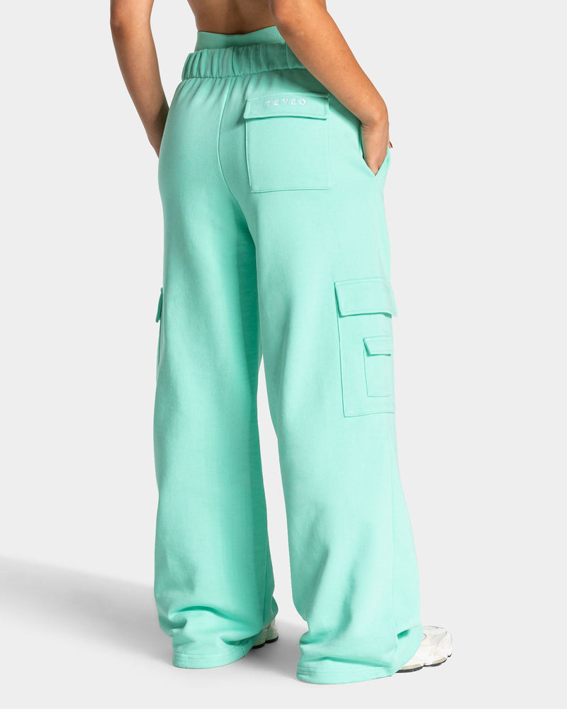 Pantalon de jogging cargo Wide Leg Lift « menthe »