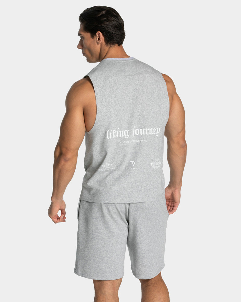 Débardeur Lifting Journey « gris clair chiné »