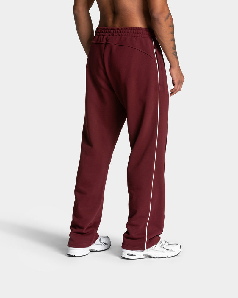 Pantalon de jogging Straight Leg Contrastline « bordeaux »