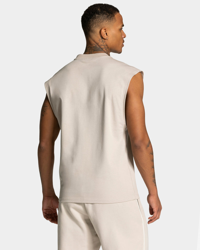 Débardeur Contrastline oversize « Cream »