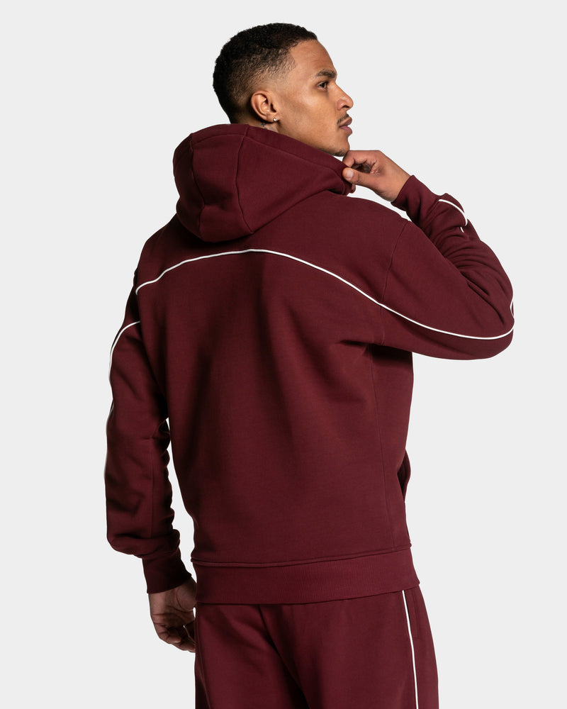 Veste de sport zippée Contrastline « bordeaux »