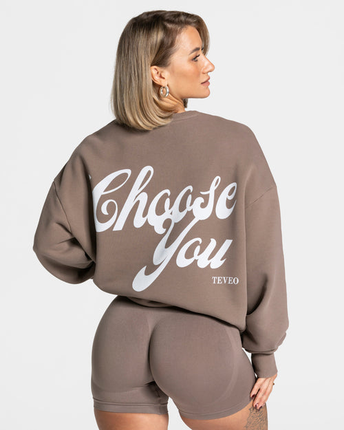 Sweat-shirt Pure Oversized « Moka »