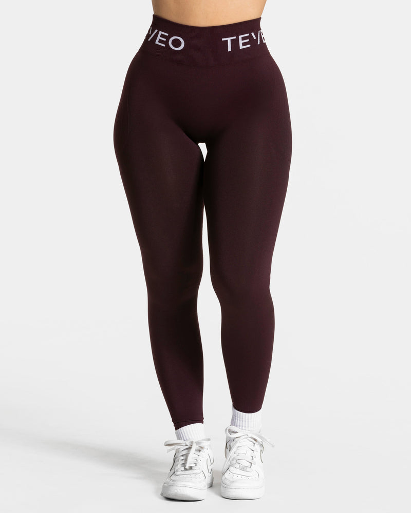 Legging Covert Scrunch Signature « Merlot »