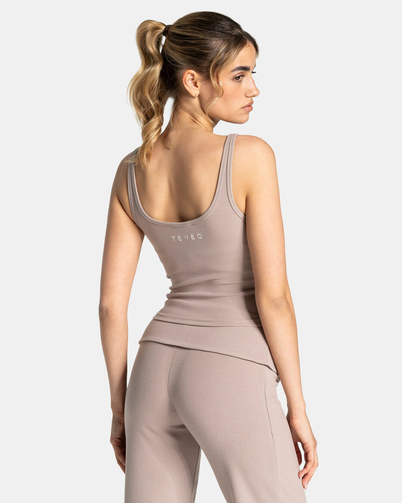 Haut côtelé Soft « Cappuccino »