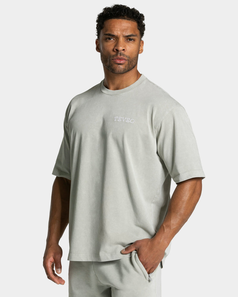 T-shirt Acid « vert sauge »