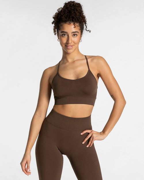 Brassière Elevate « marron foncé »