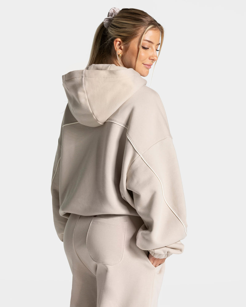 Sweat à capuche Contrastline « Cream »