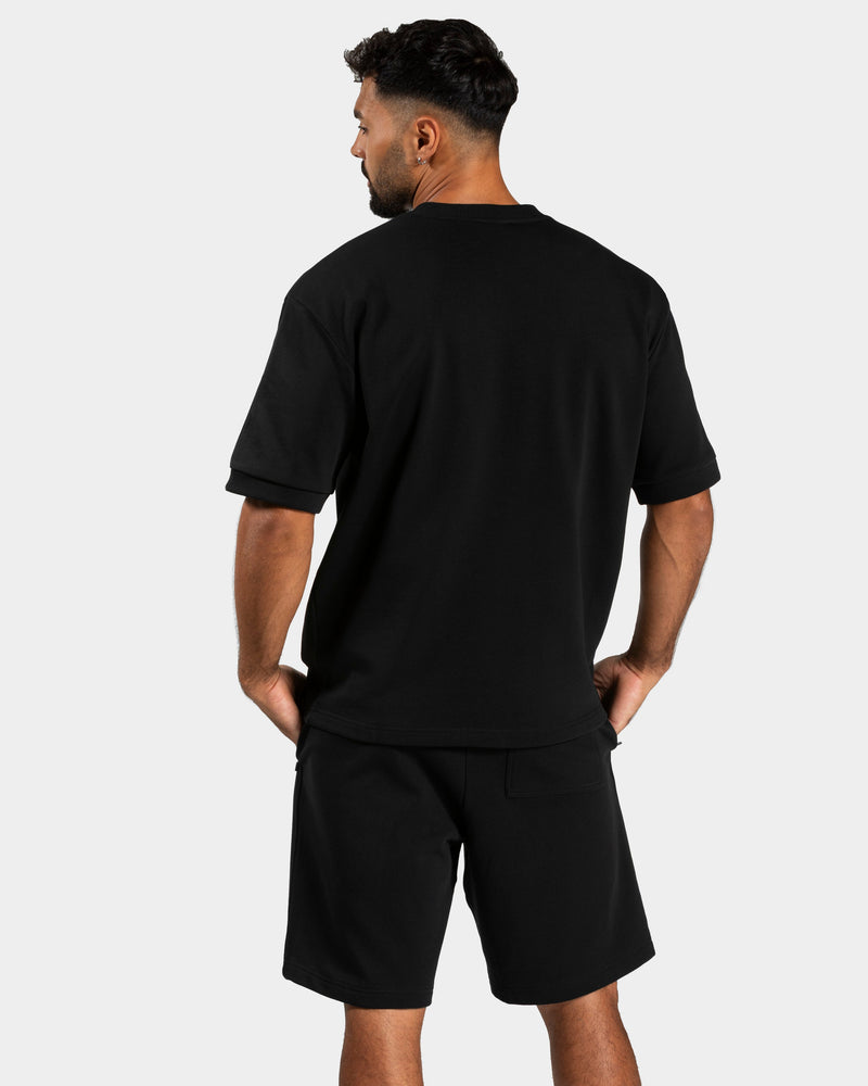 T-shirt oversize Contrastline « noir »