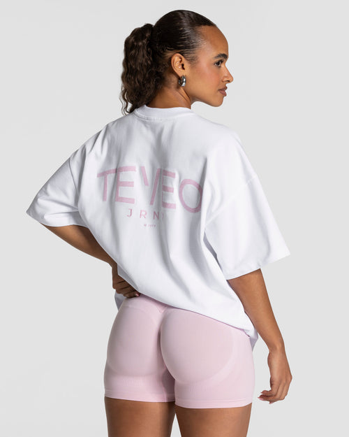 T-shirt oversize Journey « blanc »