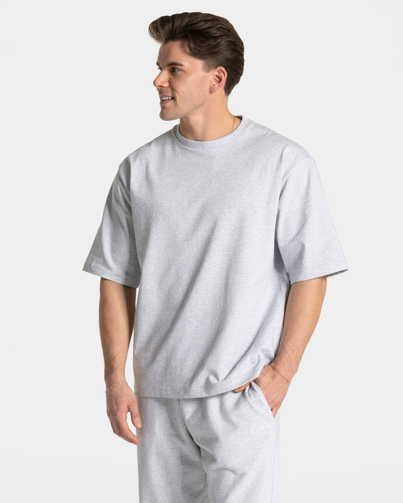 T-shirt oversize RI’VAIV « gris clair »