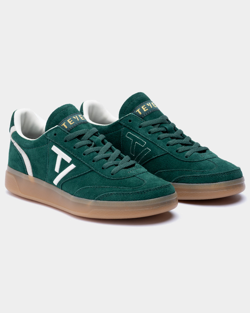 Baskets Classic Femme « vert foncé/blanc cassé »