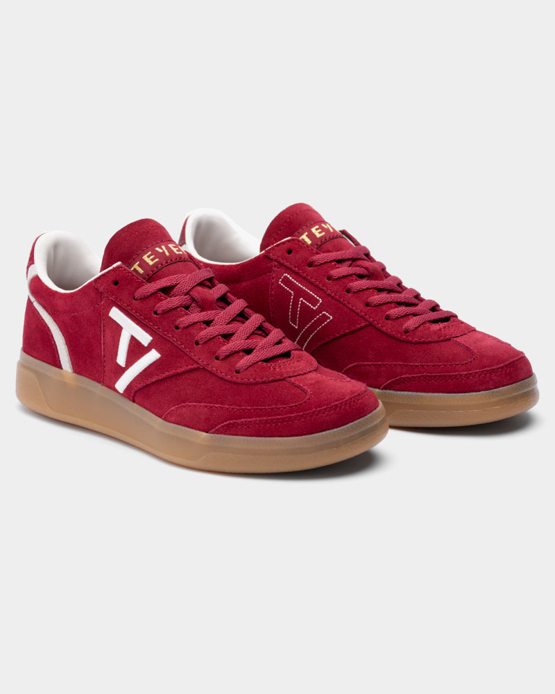 Baskets Classic Femme « bordeaux/blanc cassé »