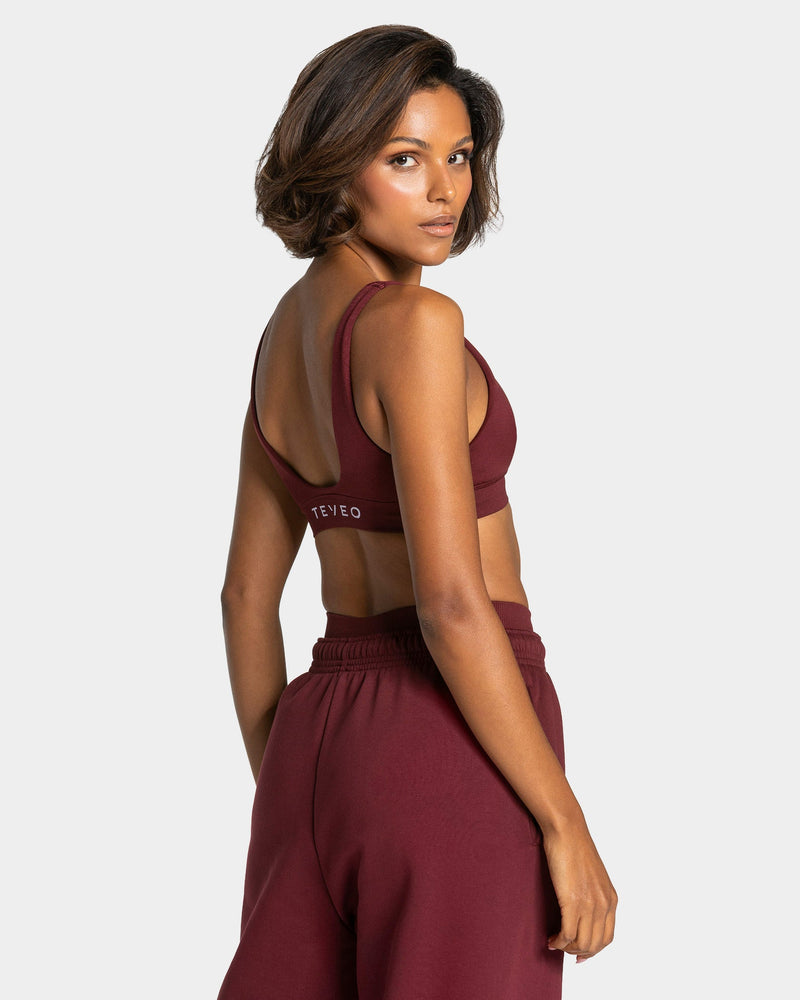 Brassière triangle Timeless Pro « bordeaux »