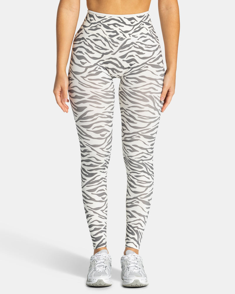 Legging Sculpt Scrunch Contrastline « zèbre blanc cassé »