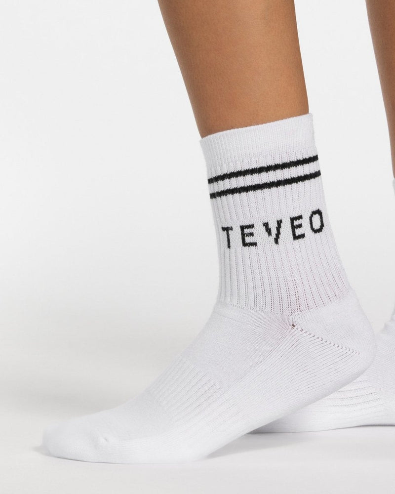 Chaussettes Crew (2 paires) « blanc »