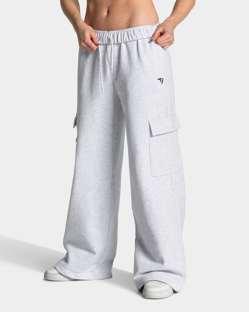 Wide Leg Lift Cargo pantalon de jogging "Blanc#FFFFFF Meliert"