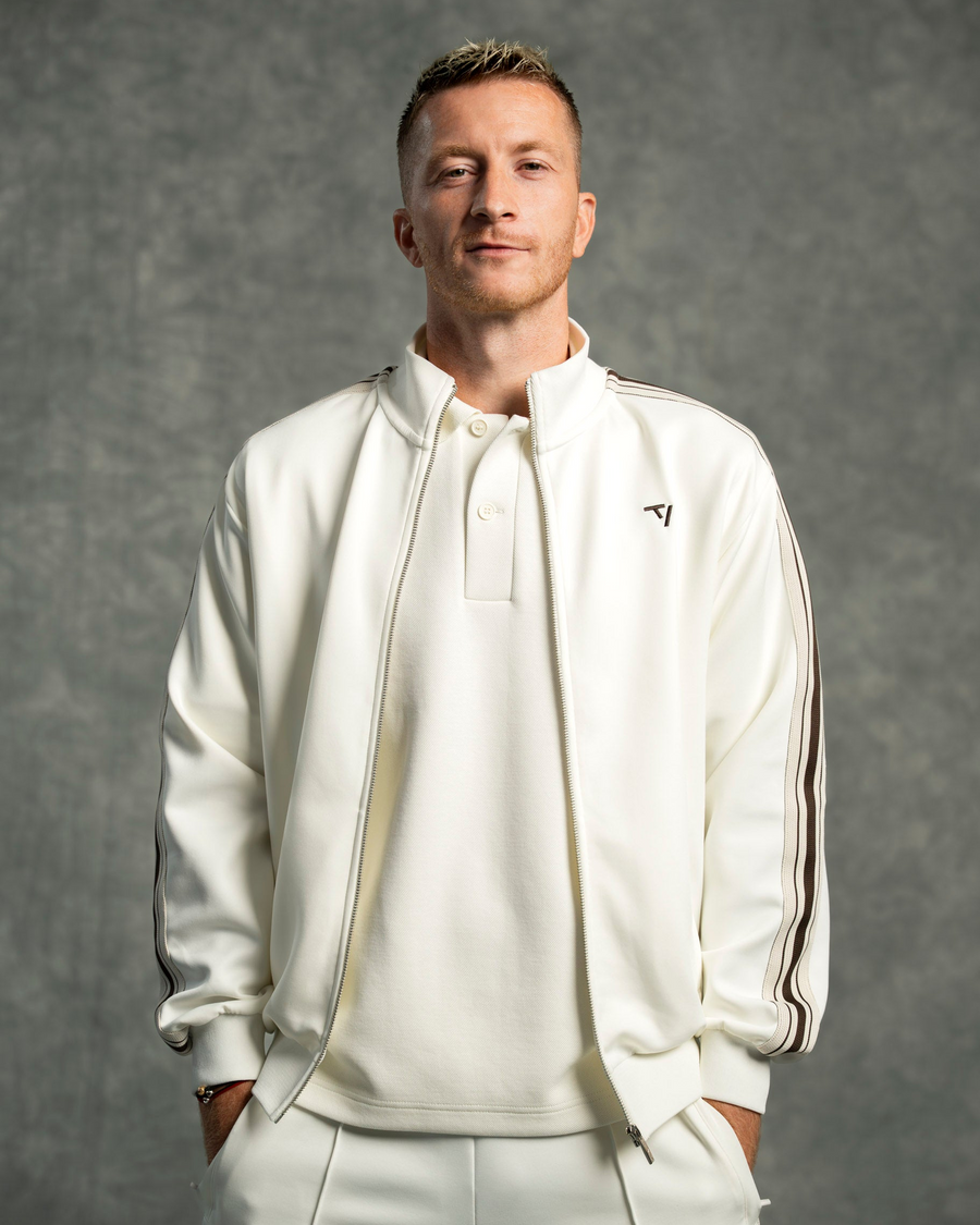 Veste zippée Club « blanc cassé »