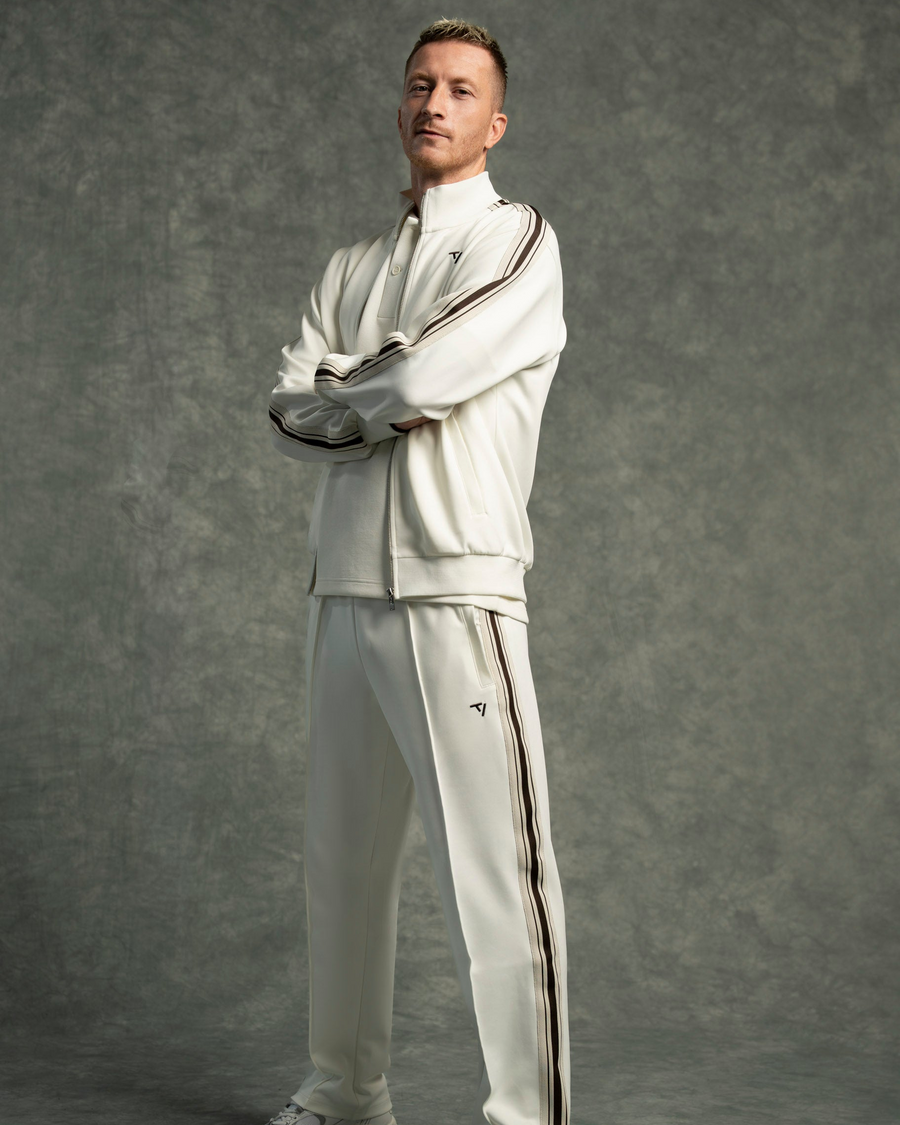 Veste zippée Club « blanc cassé »