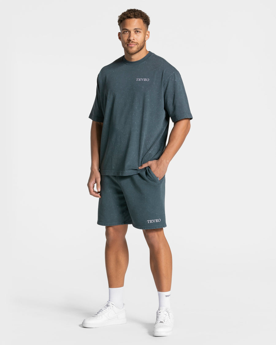 T-shirt Acid « bleu marine »