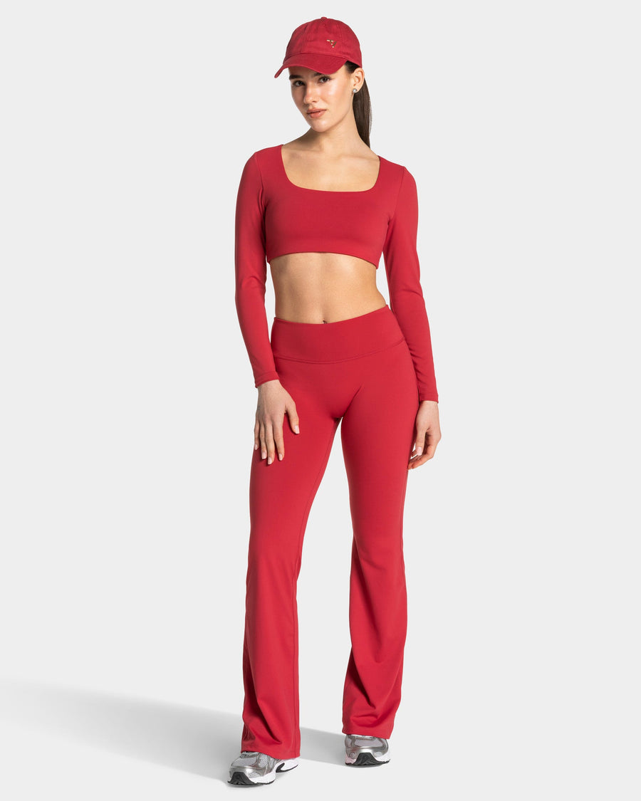 Legging évasé Sculpt Scrunch Allrounder Regular « Cherry »