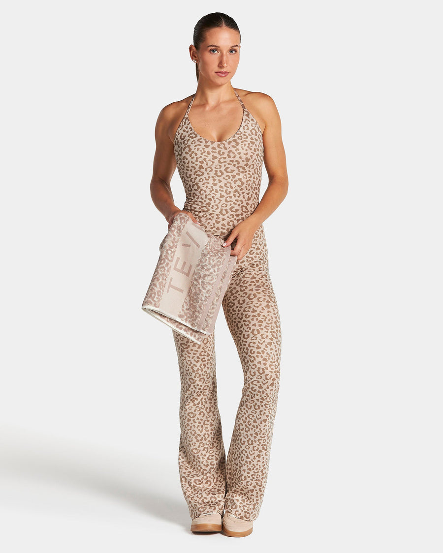 Serviette de sport « Léopard Cream »