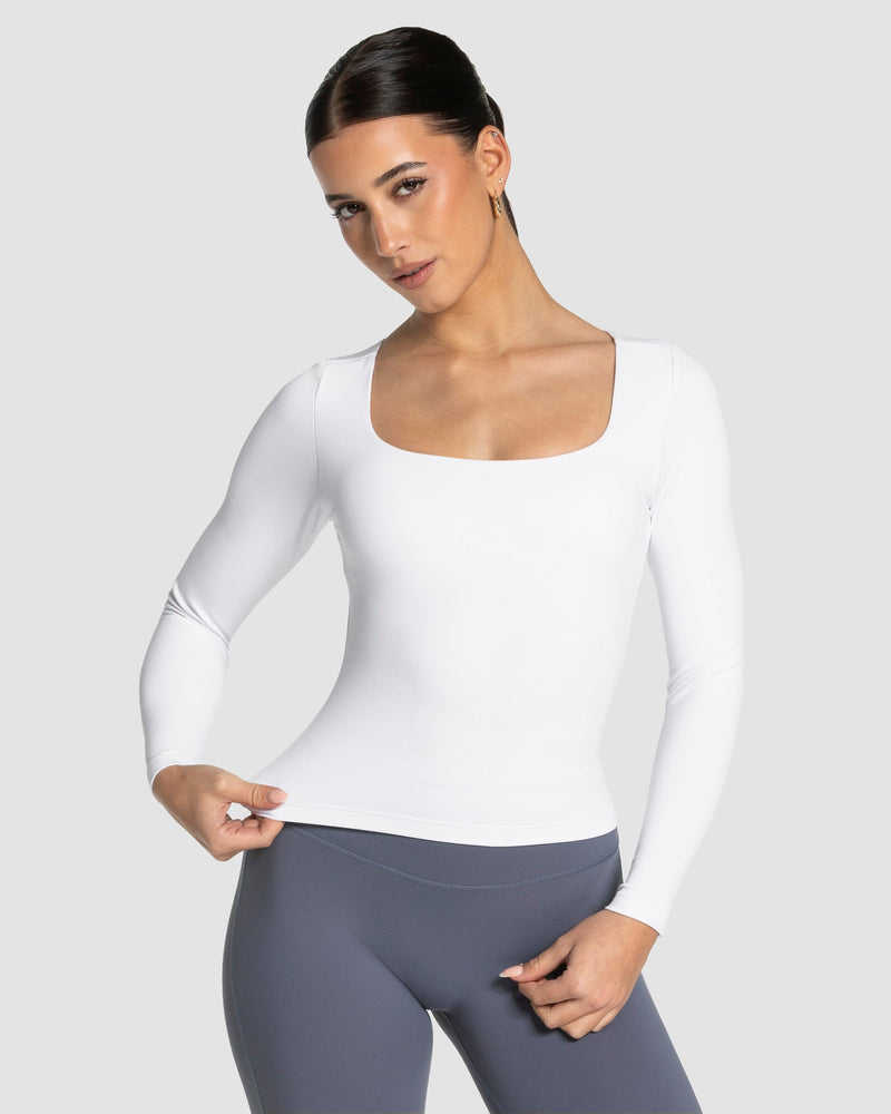 Haut à manches longues Allrounder « blanc »