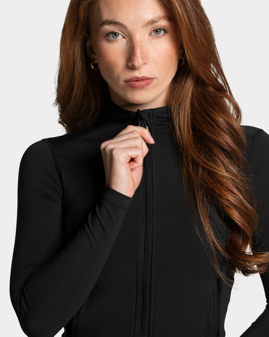Veste de sport zippée sculptante Allrounder « noir »