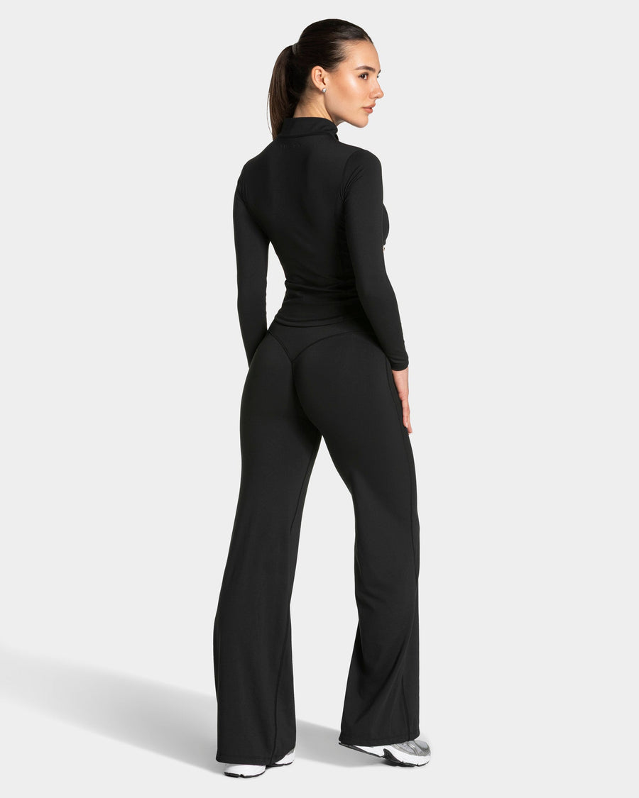 Veste de sport zippée sculptante Allrounder « noir - doré »