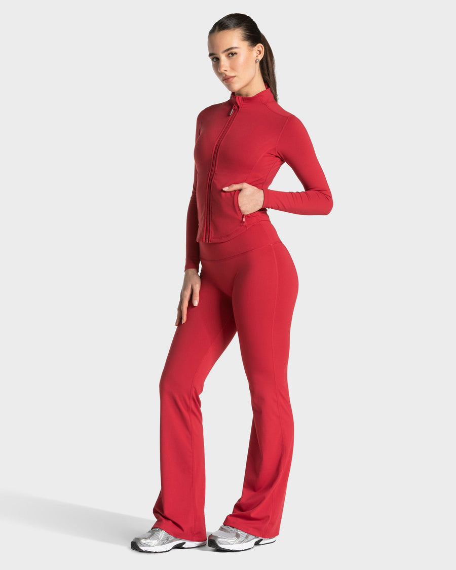 Veste de sport zippée sculptante Allrounder « Cherry »